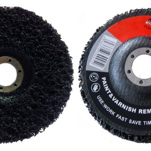 Neaustines medziagos valymo diskas ORIENTCRAFT Black 125×22mm smulkus 800.02