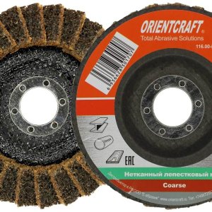 Neaustines medziagos sveitimo diskas ORIENTCRAFT 125×22 23 mm stambus 116.00 Nonwowen C