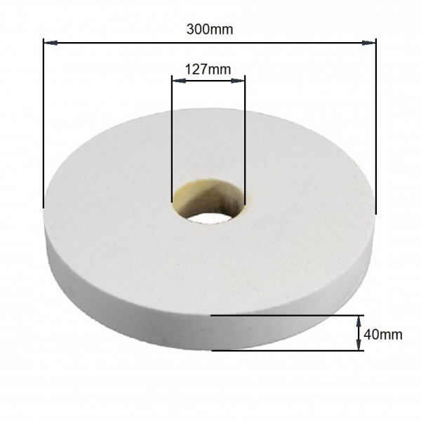 a slifavimo galandimo diskas B 300x40x127