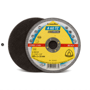 Abrazyvinis metalo pjovimo diskas KLINGSPOR A 60 TZ Special 100x1 0x16 mm
