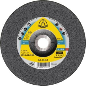 Abrazyvinis slifavimo diskas KLINGSPOR A 24 N Supra 125x6x22 23 mm