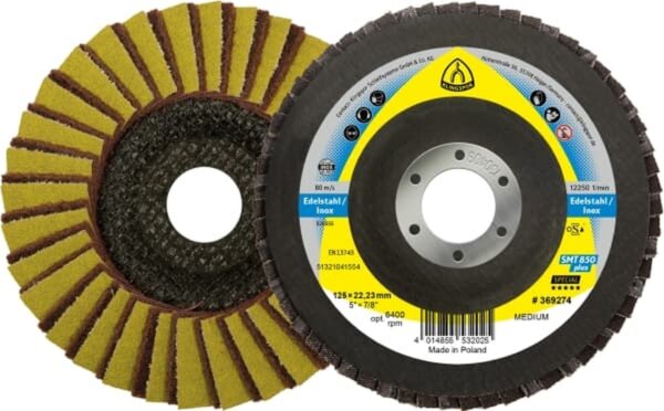 Lapelinis neaustines medziagos diskas KLINGSPOR SMT 850 plus 125x22 23 mm