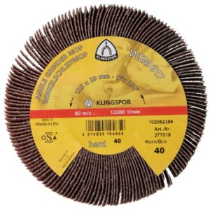 Lapelinis slifavimo diskas KLINGSPOR WSM 617 LS 309 X 125x20 mm M14