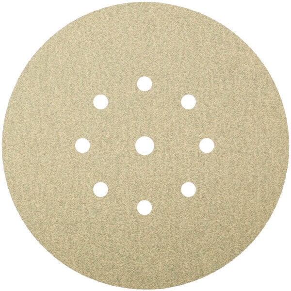 Slifavimo popieriaus diskeliai KLINGSPOR PS 33 CK 225 mm 9 skyles GLS 38 su veliuru