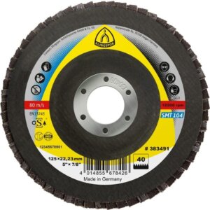 Ziedlapinis slifavimo diskas KLINGSPOR SMT 104 125x22 23 mm