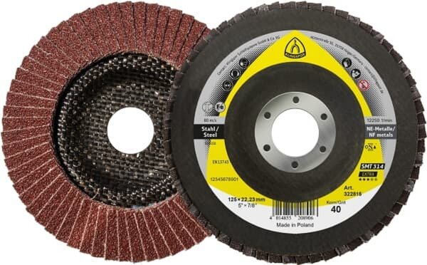 Ziedlapinis slifavimo diskas KLINGSPOR SMT 314 125x22 23 mm